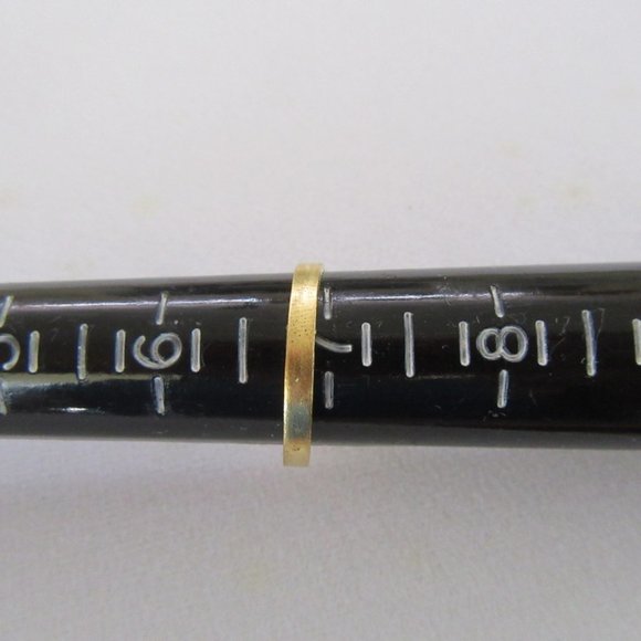 Crescent moon & star gold tone adjustable ring 7 - Picture 9 of 11